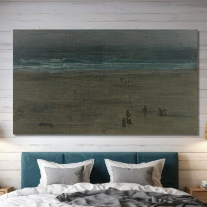 Il Mare E La Sabbia James Abbott McNeill Whistler jam135 quadro stampato su tela