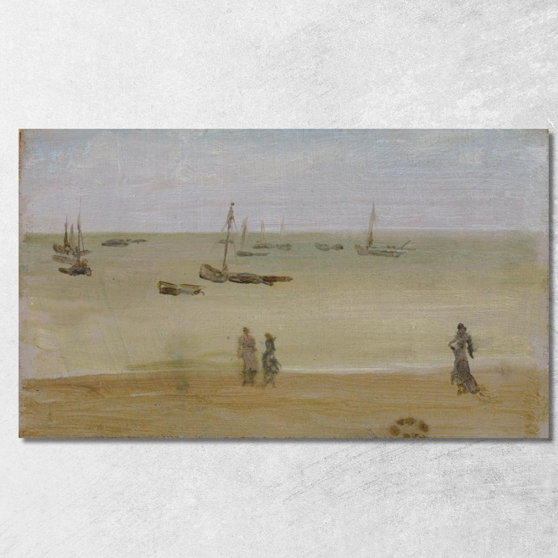 La Spiaggia James Abbott McNeill Whistler jam136 quadro stampato su tela La Spiaggia James Abbott McNeill Whistler jam136 quadro stampato su tela