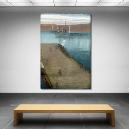 Porto Di Valparaíso James Abbott McNeill Whistler jam144 quadro stampato su tela