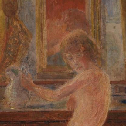 Bambini Alla Loro Toilette Mattutina James Ensor jen10 quadro stampato su tela