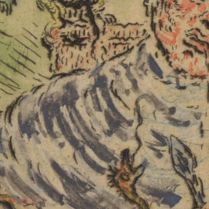 La Gola James Ensor jen23 quadro stampato su tela