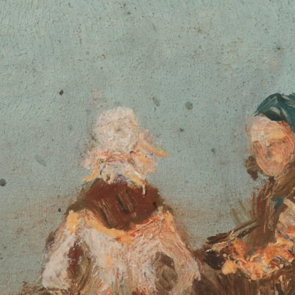 Coppia Di Pescatori James Ensor jen49 quadro stampato su tela