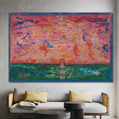 La Nascita Di Venere James Ensor jen62 quadro stampato su tela