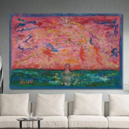 La Nascita Di Venere James Ensor jen62 quadro stampato su tela