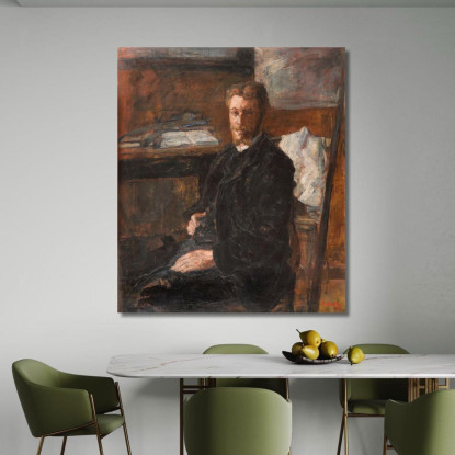 Ritratto Di Willy Finch James Ensor jen78 quadro stampato su tela