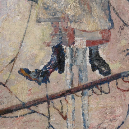 Scheletri Che Litigano Per Il Corpo Di Un Impiccato James Ensor jen83 quadro stampato su tela