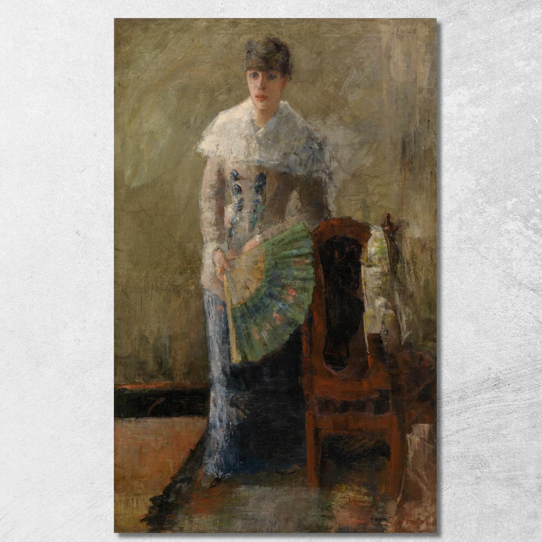 La Dama Con Il Ventaglio James Ensor jen99 quadro stampato su tela La Dama Con Il Ventaglio James Ensor jen99 quadro stampato su tela