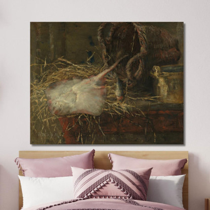 La Razza James Ensor jen107 quadro stampato su tela