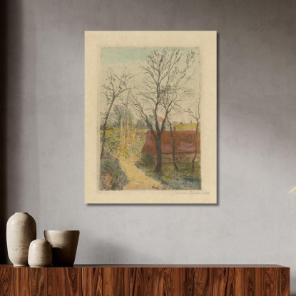 Sentiero Pedonale A Groenendaal James Ensor jen117 quadro stampato su tela
