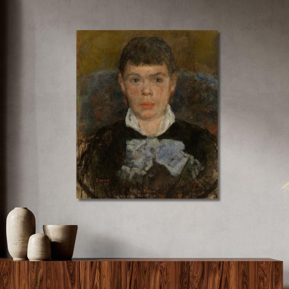 Donna Con Naso All'Insù James Ensor jen120 quadro stampato su tela