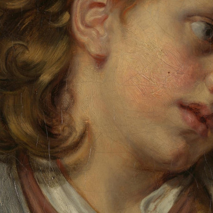 Head Of A Young Boy Jean-Baptiste Greuze jbg25 canvas print