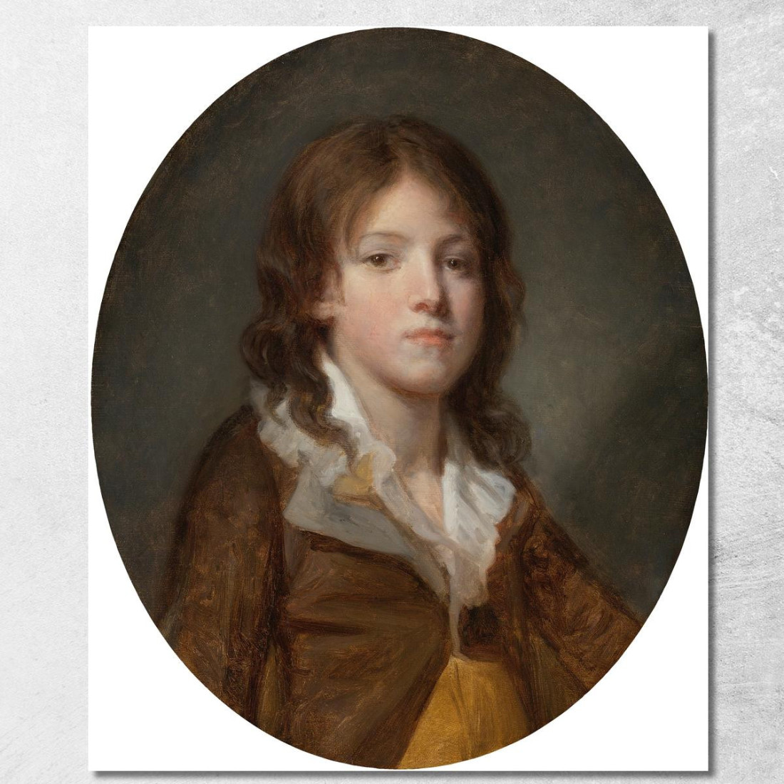 Portrait Of A Boy Jean-Baptiste Greuze jbg43 canvas print Portrait Of A Boy Jean-Baptiste Greuze jbg43 canvas print