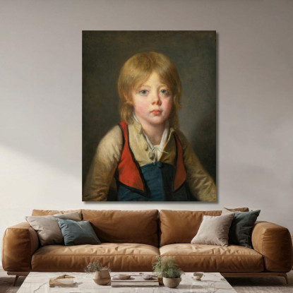 Young Peasant Boy Jean-Baptiste Greuze jbg77 canvas print