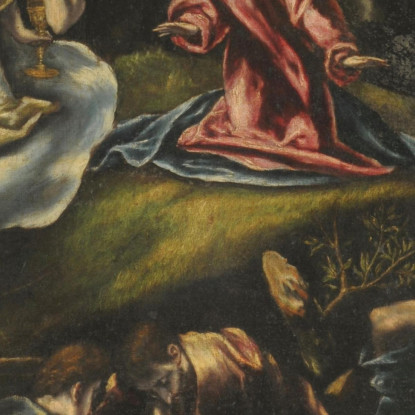 L'Agonia Nell'Orto El Greco (Domenikos Theotokopoulos) egr1 quadro stampato su tela
