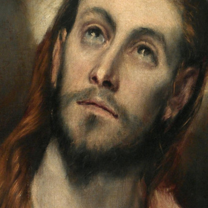 Cristo In Preghiera El Greco (Domenikos Theotokopoulos) egr17 quadro stampato su tela