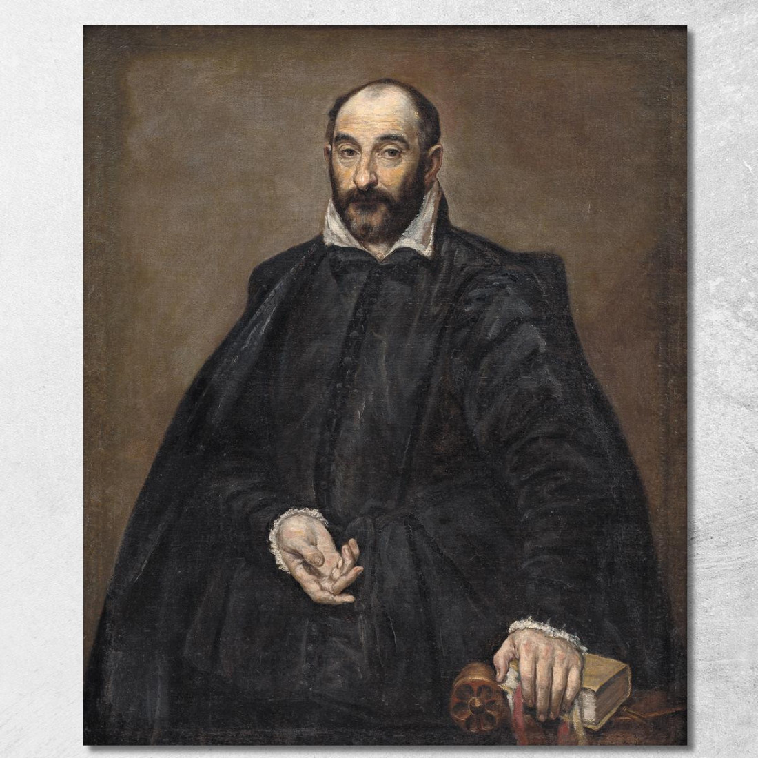 Ritratto Di Un Uomo El Greco (Domenikos Theotokopoulos) egr25 quadro stampato su tela