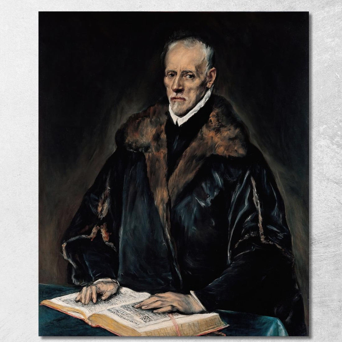 Ritratto Del Dottor Francisco De Pisa El Greco (Domenikos Theotokopoulos) egr30 quadro stampato su tela Ritratto Del Dottor Francisco De Pisa El Greco (Domenikos Theotokopoulos) egr30 quadro stampato su tela