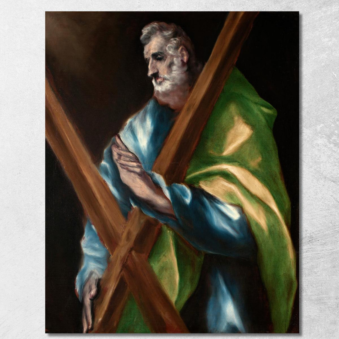 San Andrea El Greco (Domenikos Theotokopoulos) egr31 quadro stampato su tela San Andrea El Greco (Domenikos Theotokopoulos) egr31 quadro stampato su tela