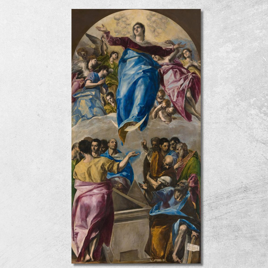 L'Assunzione Della Vergine El Greco (Domenikos Theotokopoulos) egr57 quadro stampato su tela L'Assunzione Della Vergine El Greco (Domenikos Theotokopoulos) egr57 quadro stampato su tela