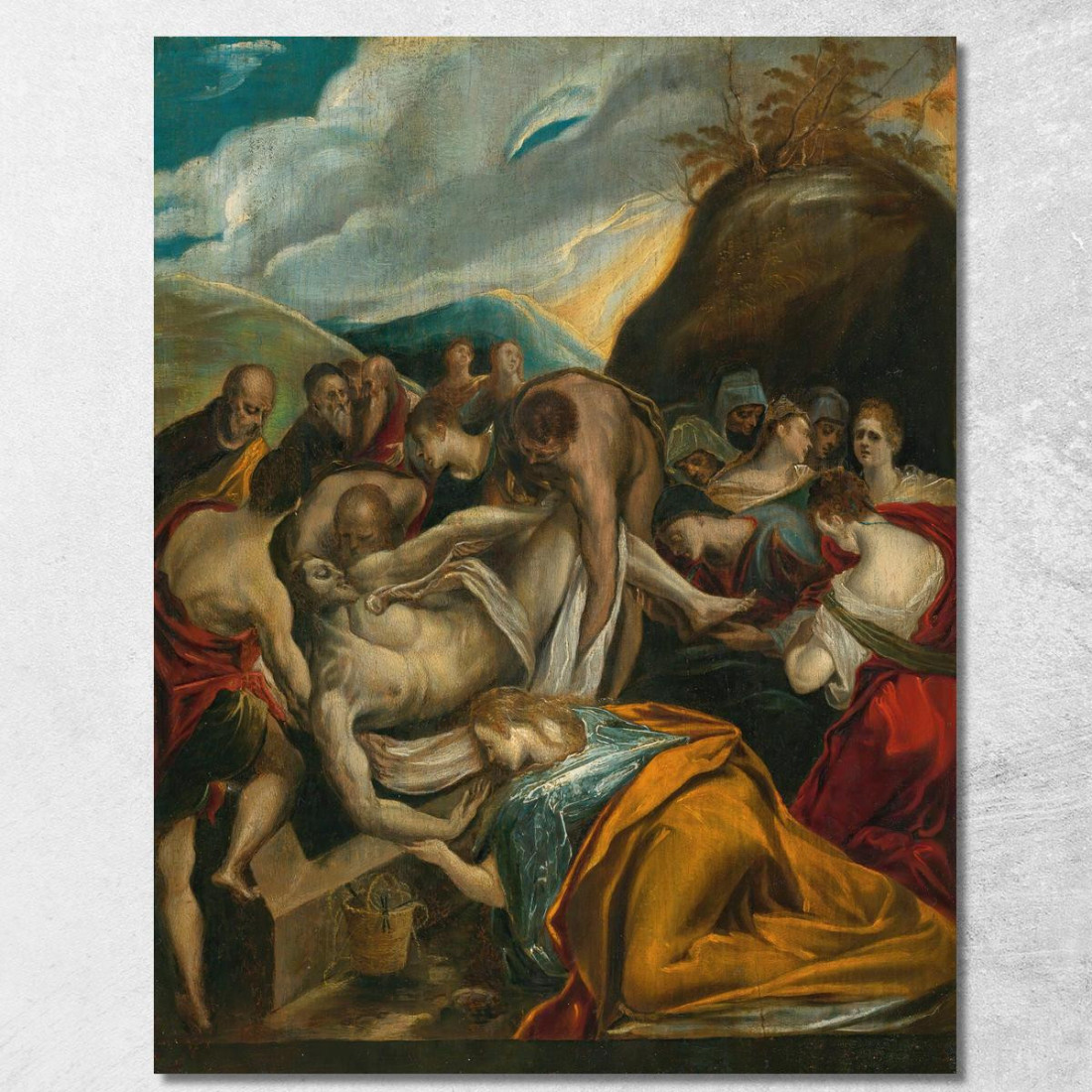 La Sepoltura Di Cristo El Greco (Domenikos Theotokopoulos) egr58 quadro stampato su tela La Sepoltura Di Cristo El Greco (Domenikos Theotokopoulos) egr58 quadro stampato su tela