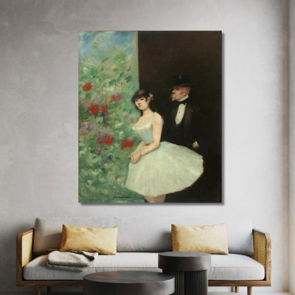 Dietro Le Quinte Jean-Louis Forain jfr11 quadro stampato su tela