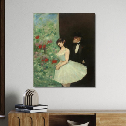 Dietro Le Quinte Jean-Louis Forain jfr11 quadro stampato su tela