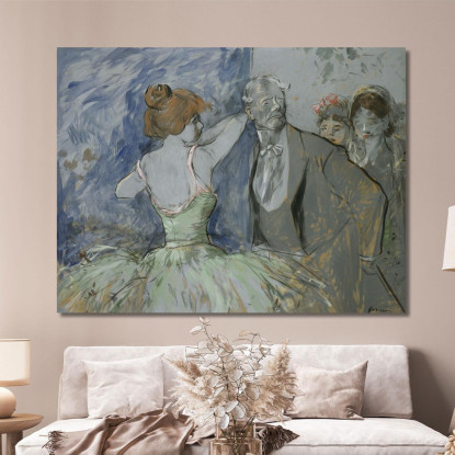 Dietro Le Quinte Jean-Louis Forain jfr19 quadro stampato su tela