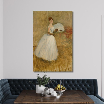 Isa Tyde La Bella Irlandese Jean-Louis Forain jfr31 quadro stampato su tela