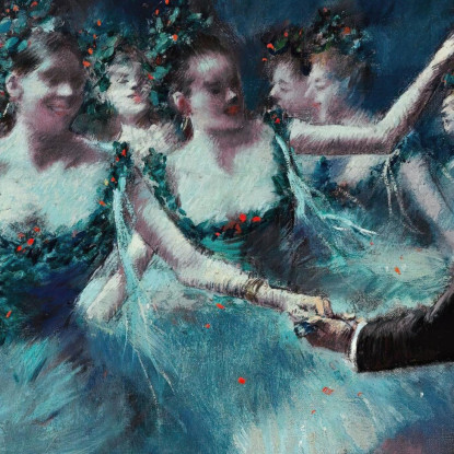 Il Balletto Jean-Louis Forain jfr34 quadro stampato su tela