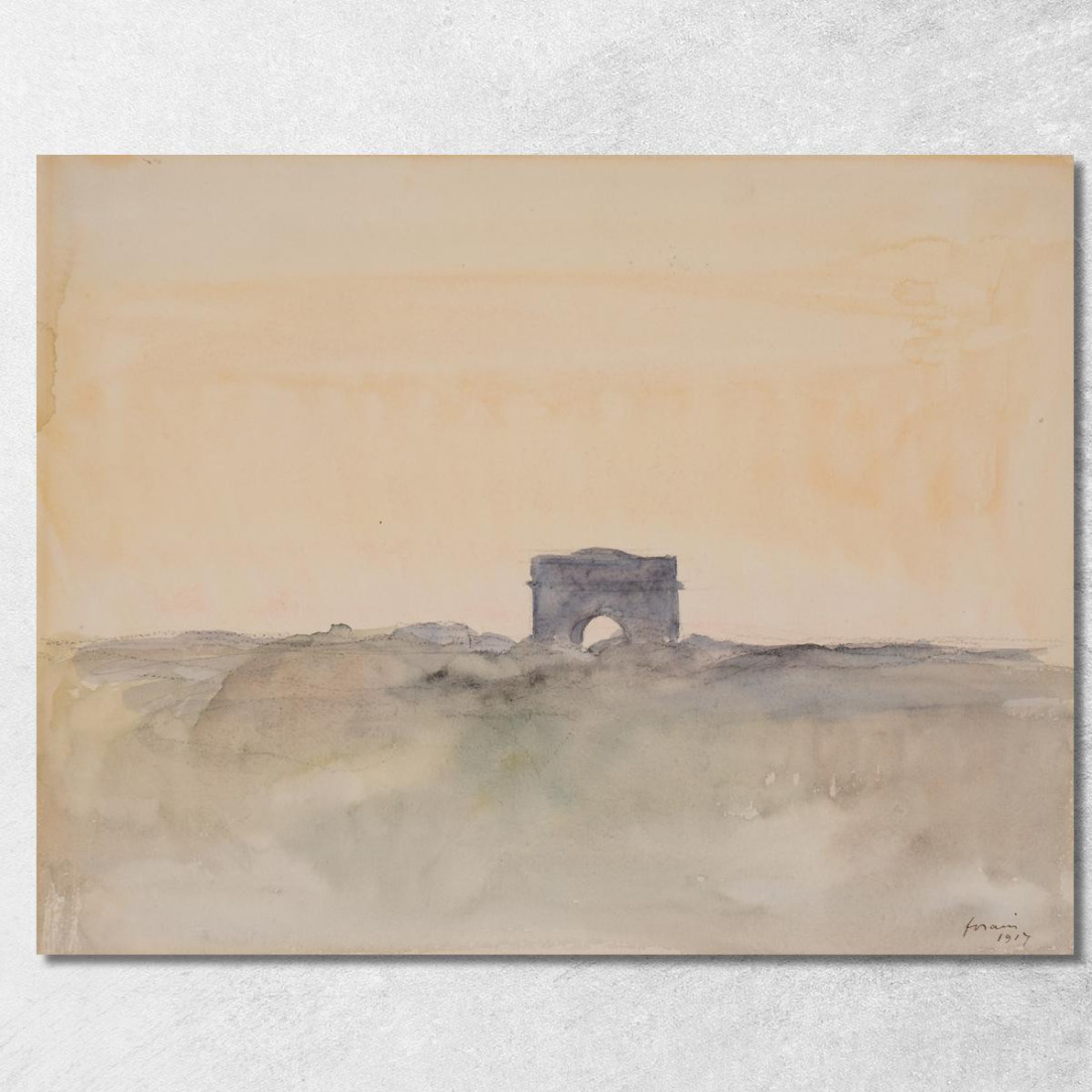 L'Arco Di Trionfo De L'Étoile Jean-Louis Forain jfr36 quadro stampato su tela L'Arco Di Trionfo De L'Étoile Jean-Louis Forain jfr36 quadro stampato su tela