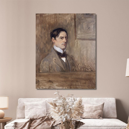 Autoritratto Jean-Louis Forain jfr45 quadro stampato su tela