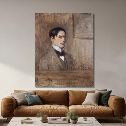 Autoritratto Jean-Louis Forain jfr45 quadro stampato su tela