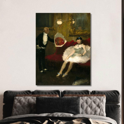 L'Ammiratore Jean-Louis Forain jfr47 quadro stampato su tela