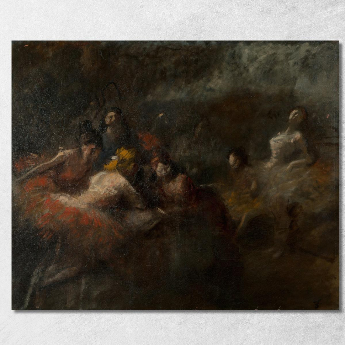 I Ballerini Jean-Louis Forain jfr49 quadro stampato su tela I Ballerini Jean-Louis Forain jfr49 quadro stampato su tela