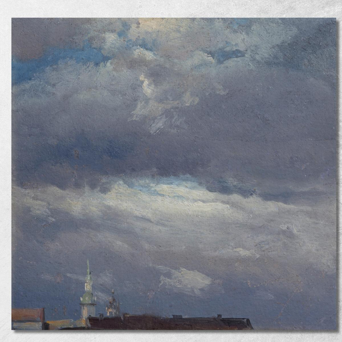 Nuvole Di Tempesta Sopra La Torre Del Castello A Dresda Johan Christian Dahl jcd51 quadro stampato su tela Nuvole Di Tempesta Sopra La Torre Del Castello A Dresda Johan Christian Dahl jcd51 quadro stampato su tela