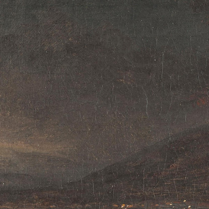 Vista Verso Il Vesuvio Da Quisisana Johan Christian Dahl jcd75 quadro stampato su tela