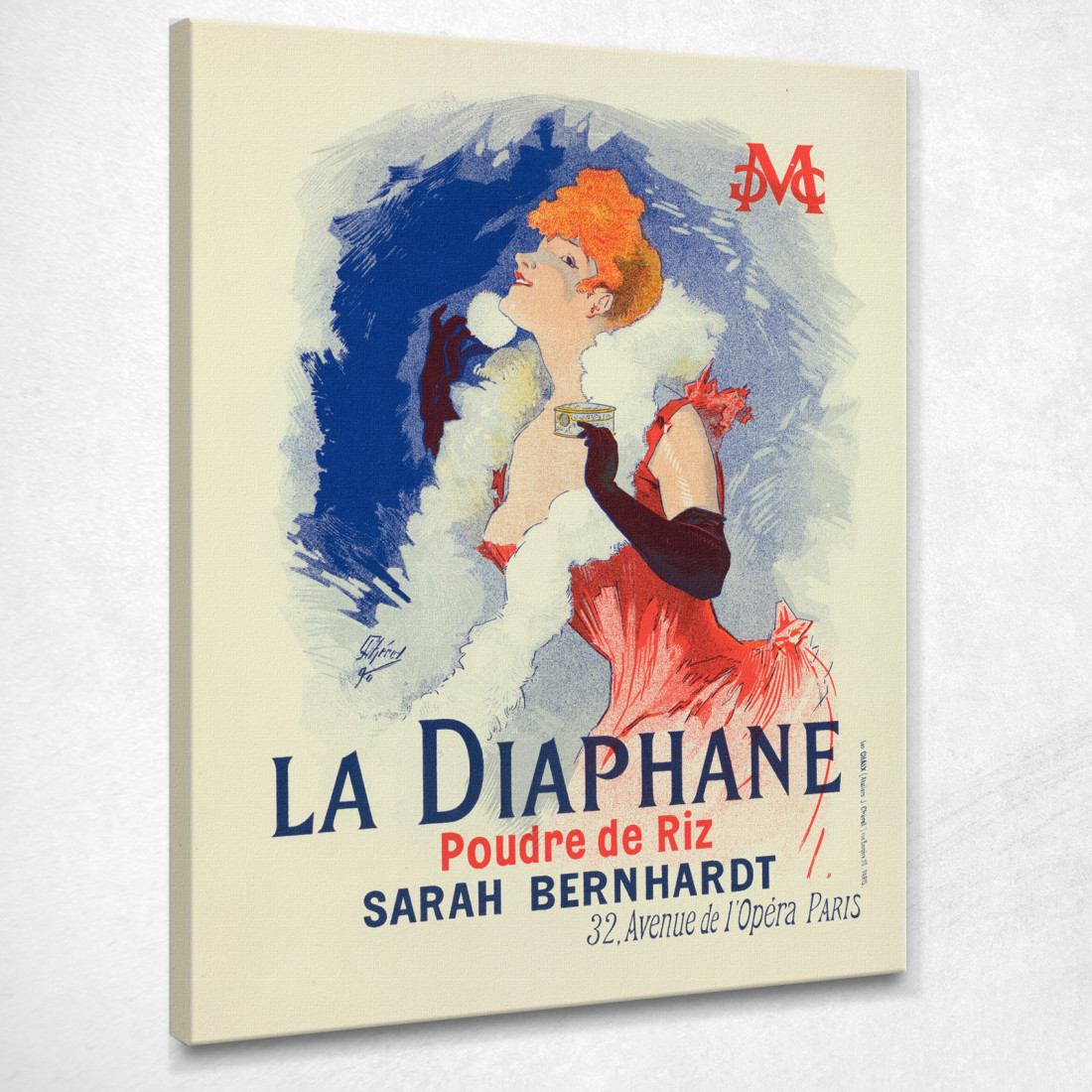 Il Diafano Jules Chéret jch51 quadro stampato su tela Il Diafano Jules Chéret jch51 quadro stampato su tela