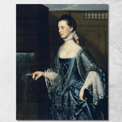 Signora Daniel Sargent – Mary Turner John Singleton Copley jsg39 quadro stampato su tela