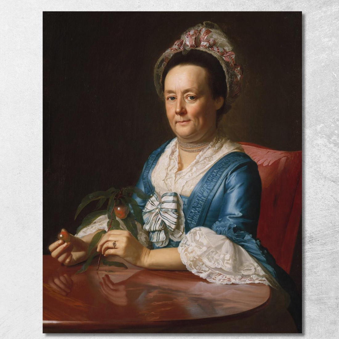 Signora John Winthrop John Singleton Copley jsg46 quadro stampato su tela Signora John Winthrop John Singleton Copley jsg46 quadro stampato su tela