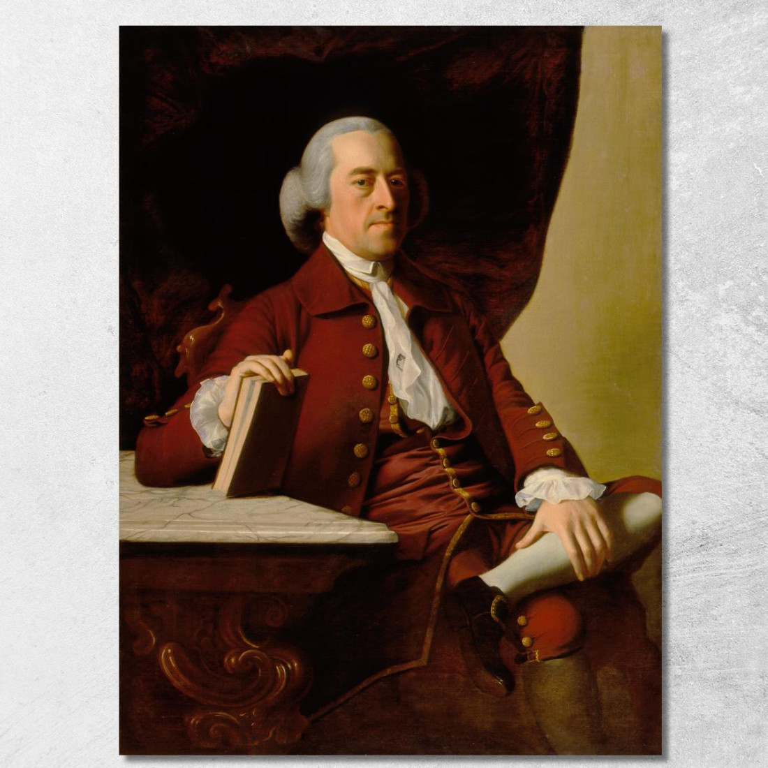 Ritratto Di Joseph Scott John Singleton Copley jsg52 quadro stampato su tela Ritratto Di Joseph Scott John Singleton Copley jsg52 quadro stampato su tela