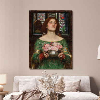 Cogli La Rosa Quando È Il Momento John William Waterhouse jww13 quadro stampato su tela