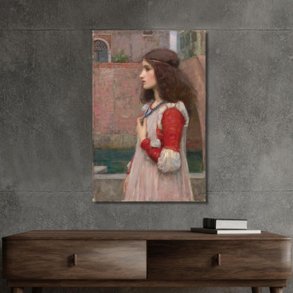 Giulietta John William Waterhouse jww19 quadro stampato su tela