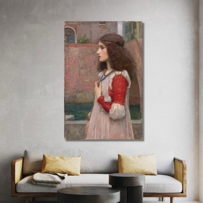 Giulietta John William Waterhouse jww19 quadro stampato su tela