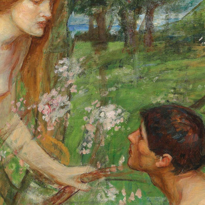 Studio Per 'Fillide E Demofonte' John William Waterhouse jww31 quadro stampato su tela