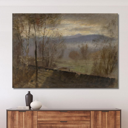 Paesaggio Al Crepuscolo Con Un Fiume Ladislav Mednyánszky lmd14 quadro stampato su tela