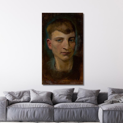 Testa Di Ragazzo Emaciato Ladislav Mednyánszky lmd29 quadro stampato su tela