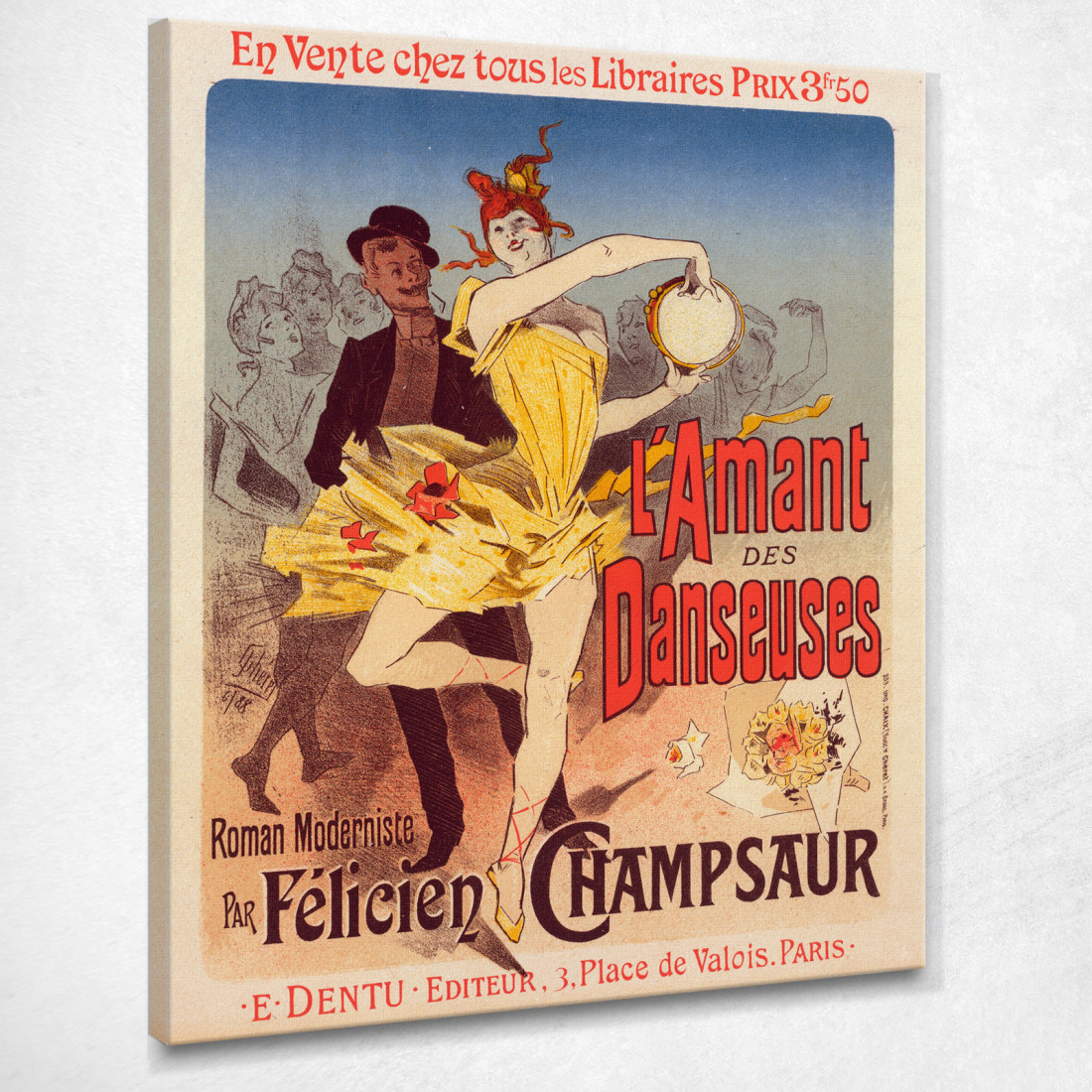 L'Amante Dei Ballerini Jules Chéret jch71 quadro stampato su tela L'Amante Dei Ballerini Jules Chéret jch71 quadro stampato su tela