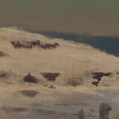 Paesaggio Invernale 2 Ladislav Mednyánszky lmd65 quadro stampato su tela