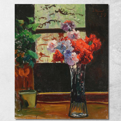 Fiori In Un Vaso Leon Wyczółkowski lwy18 quadro stampato su tela