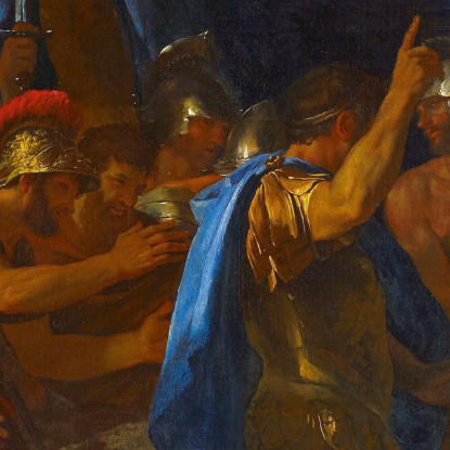 La Morte Di Germanico Nicolas Poussin nps35 quadro stampato su tela